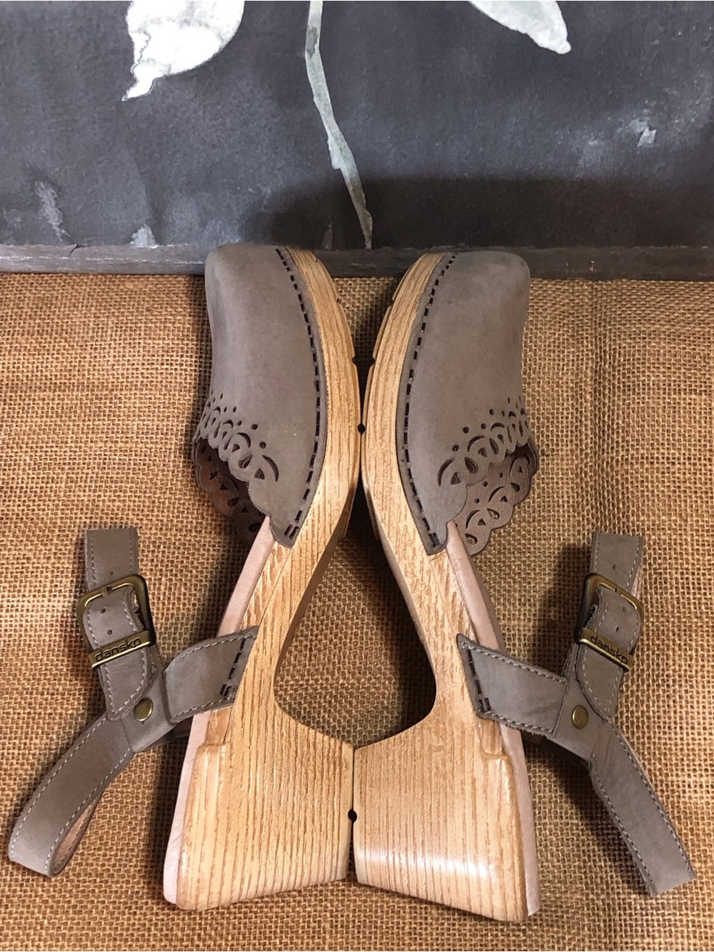 Dansko Marta Mary Jane Clog sz 9 - Picture 4 of 14